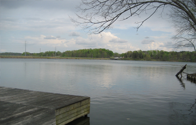 Hyco Lake House | Dock on the Lake
